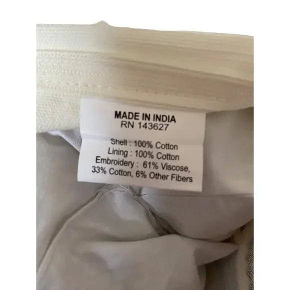 Celerie By Kemble Square Pillow Perigold Designer 20” Duck Feathers India Blue - Picture 10 of 10